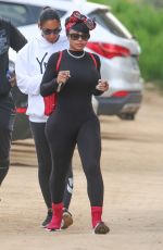 BLAC CHYNA Out Hiking at Runyon Canyon in Los Angeles 03/31/2018