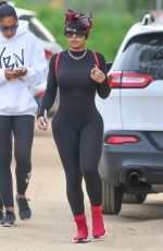 BLAC CHYNA Out Hiking at Runyon Canyon in Los Angeles 03/31/2018