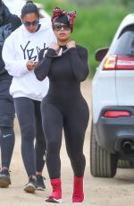BLAC CHYNA Out Hiking at Runyon Canyon in Los Angeles 03/31/2018