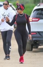 BLAC CHYNA Out Hiking at Runyon Canyon in Los Angeles 03/31/2018