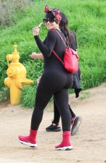 BLAC CHYNA Out Hiking at Runyon Canyon in Los Angeles 03/31/2018