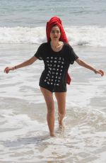 BLANCA BLANCO at a Beach in Malibu 04/11/2018