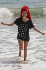 BLANCA BLANCO at a Beach in Malibu 04/11/2018