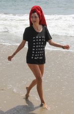 BLANCA BLANCO at a Beach in Malibu 04/11/2018