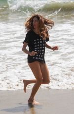 BLANCA BLANCO at a Beach in Malibu 04/11/2018