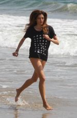 BLANCA BLANCO at a Beach in Malibu 04/11/2018
