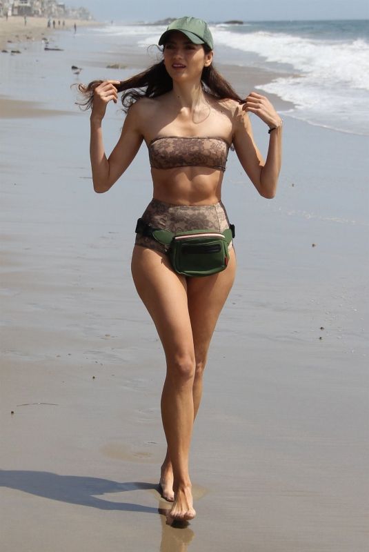 BLANCA BLANCO in Bikini at a Beach in Malibu 04/12/2018