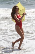 BLANCA BLANCO in Swimsuit on the Beach in Malibu 04/10/2018