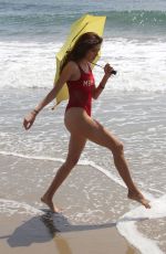 BLANCA BLANCO in Swimsuit on the Beach in Malibu 04/10/2018