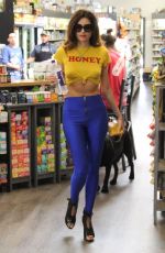 BLANCA BLANCO in Tights at Vitamin Barn in Malibu 04/09/2018