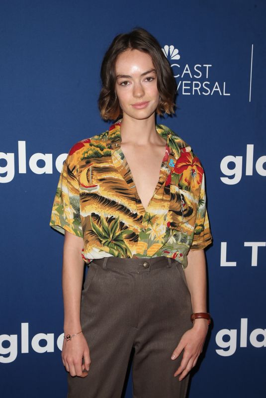 BRIGETTE LUNDY-PAINE at Glaad Media Awards Rising Stars Luncheon in Beverly Hills 04/11/2018