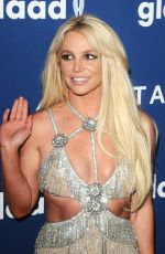 BRITNEY SPEARS at Glaad Media Awards 2018 in Beverly Hills 04/18/2018