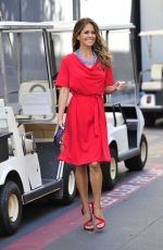 BROOKE BURKE at a Meeting at Universal Studios 04/25/2018