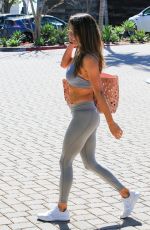 BROOKE BURKE in Tights Out in Los Angeles 04/20/2018