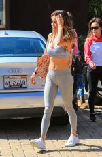 BROOKE BURKE in Tights Out in Los Angeles 04/20/2018
