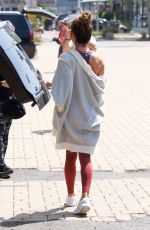 BROOKE BURKE Leaves a Gym in Brentwood 04/25/2018