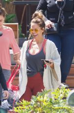 BROOKE BURKE Leaves a Gym in Brentwood 04/25/2018