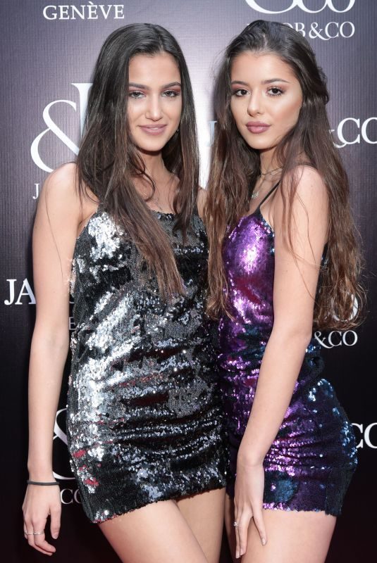 BROOKE KORINE and NORA GJILI at Jacob & Co. Flagship Store Re-opening in New York 04/26/2018