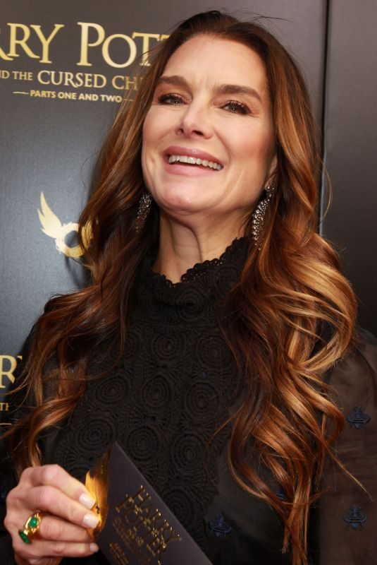 BROOKE SHIELDS at Harry Potter and the Cursed Child Broadway Opening in New York 04/22/2018
