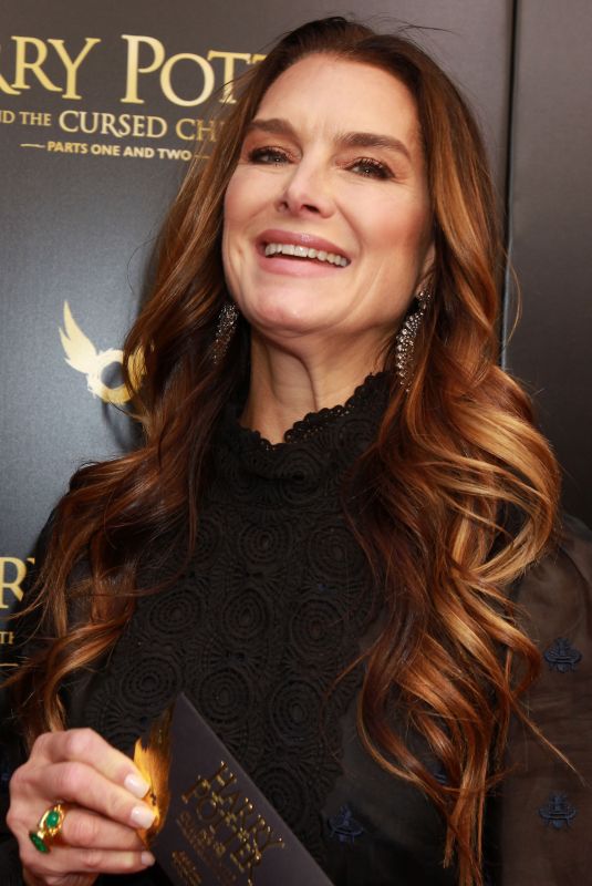 BROOKE SHIELDS at Harry Potter and the Cursed Child Broadway Opening in New York 04/22/2018