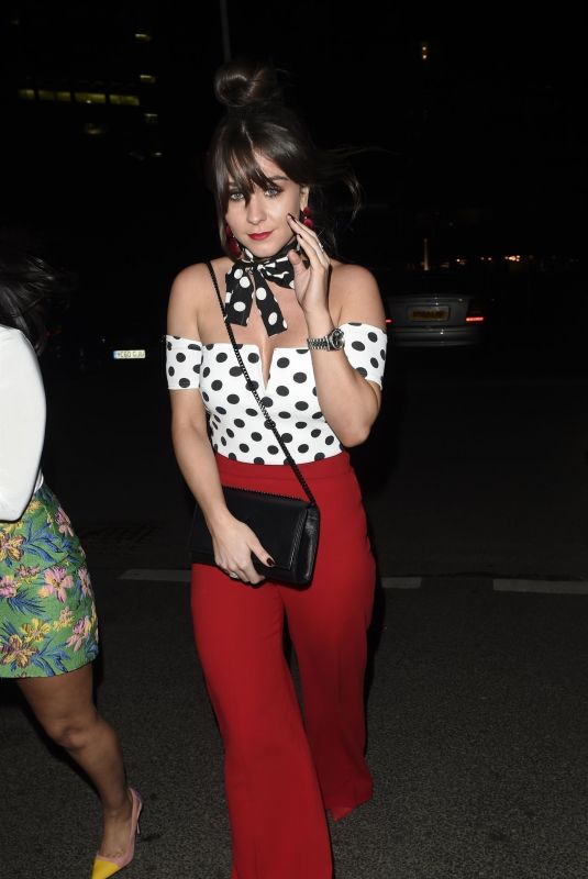 BROOKE VINCENT Nght Out at Menagerie in Manchester 04/01/2018