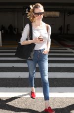 BROOKLYN DECKER at LAX Airport in Los Angeles 04/19/2018