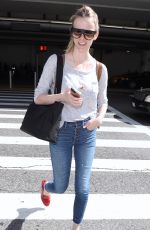 BROOKLYN DECKER at LAX Airport in Los Angeles 04/19/2018