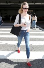 BROOKLYN DECKER at LAX Airport in Los Angeles 04/19/2018