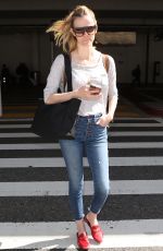 BROOKLYN DECKER at LAX Airport in Los Angeles 04/19/2018