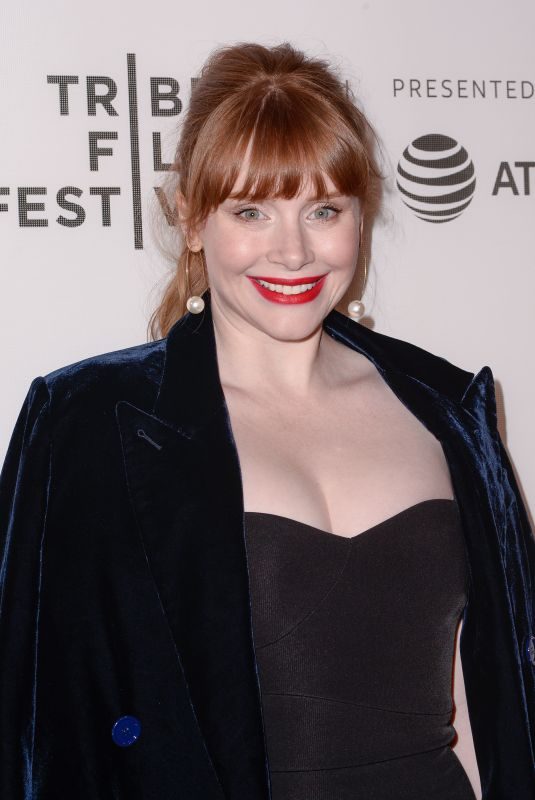 BRYCE DALLAS HOWARD at Genius Picasso Premiere at Tribeca Film Festival in New York 04/20/2018