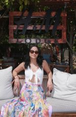 CAMILA MENDES at Polside with H&M at Sparrows Lodge in Palm Springs 04/14/2018