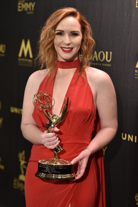 CAMRYN GRIMES at Daytime Emmy Awards 2018 in Los Angeles 04/29/2018
