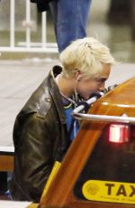 CARA DELEVINGNE Arrives in Venice 04/17/2018