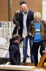 CARA DELEVINGNE Arrives in Venice 04/17/2018