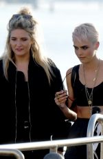 CARA DELEVINGNE at a Puma Party in Venice 04/18/2018