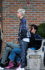 CARA DELEVINGNE Out and About in New York 04/29/2018
