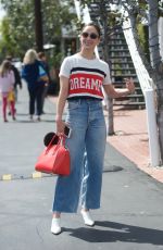 CARA SANTANA Shopping at Fred Segal in Los Angeles 04/06/2018