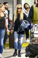 CARMEN ELECTRA Arrives at Airport in Miami 04/13/2018