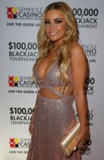 CARMEN ELECTRA at $100,000 Blackjack Tournament in Miami 04/15/2018