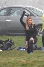 CAROL VORDERMAN Working Out at Park in Bristol 03/30/2018