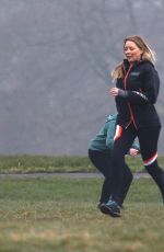 CAROL VORDERMAN Working Out at Park in Bristol 03/30/2018