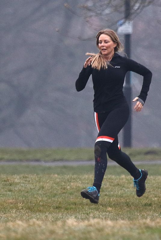 CAROL VORDERMAN Working Out at Park in Bristol 03/30/2018