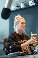 CARRIE UNDERWOOD at SiriusXM Studios at Bridgestone Arena in Nashville 04/19/2018