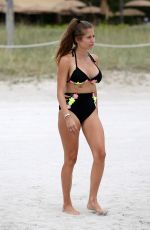 CATHY HUMMELS in Bikini at a Beach in Miami 04/27/2018