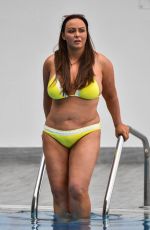 CHANELLE HAYES in Bikini at a Pool in Spain 04/01/2018