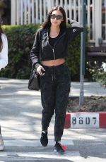 CHANTEL JEFFRIES at Le Pain Quotidien in West Hollywood 04/04/2018