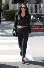 CHANTEL JEFFRIES at Le Pain Quotidien in West Hollywood 04/04/2018
