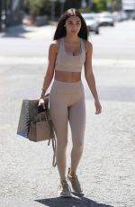 CHANTEL JEFFRIES Leaves Vegan Glory in West Hollywood 04/13/2018