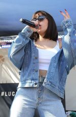 CHARLI XCX Performs at Lucky Brand Desert Jam in Palm Springs 04/14/2018