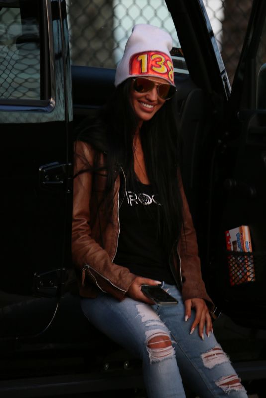 CHARLIE RIINA in Hoody and Jeans for 138 Water in Malibu 04/18/2018
